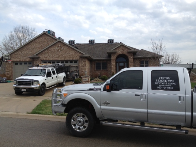 Fixing a roof in Green Bay, WI