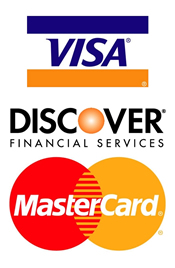 Visa, Master Discover card logo